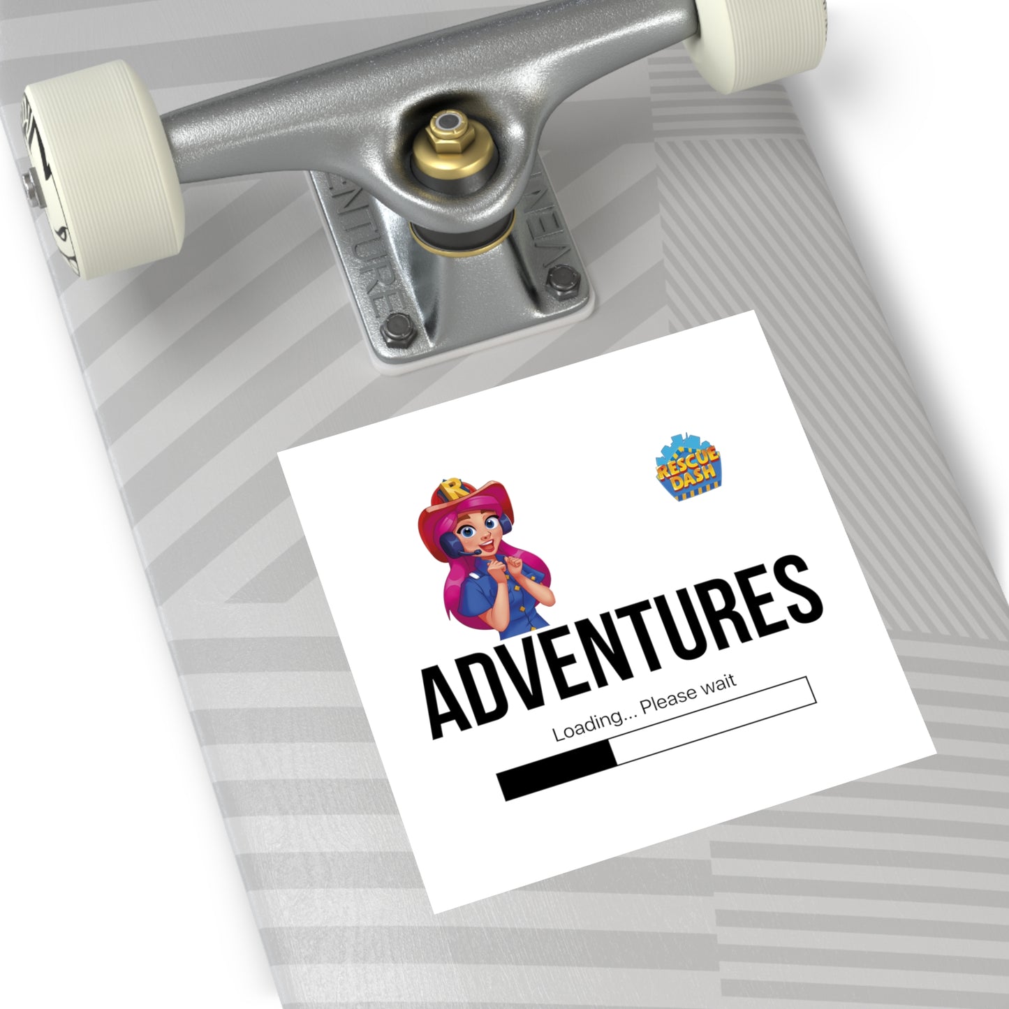 Rescue Dash Square Vinyl Stickers