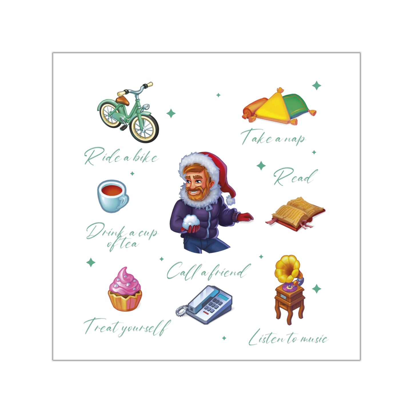 Rescue Dash Square Vinyl Stickers